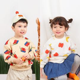 [BABYBLEE] D21127 Sweet Juice Man-to-Man/Cotton 100%/Made In Korea/Baby Cloths/Kids 